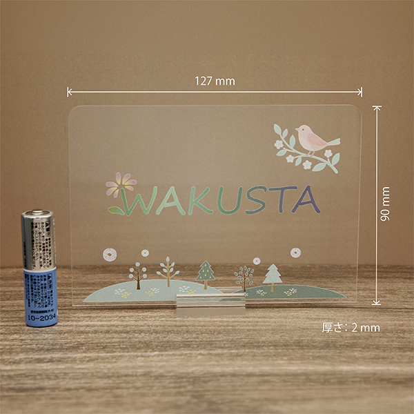 L版アクリルプレート